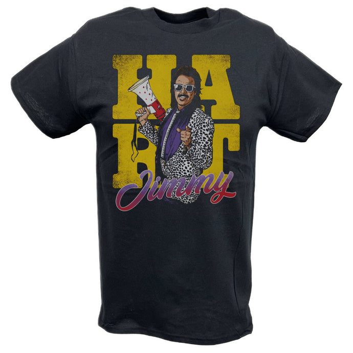 Jimmy Hart Mouth of the South Megaphone Black T-shirt by EWS | Extreme Wrestling Shirts