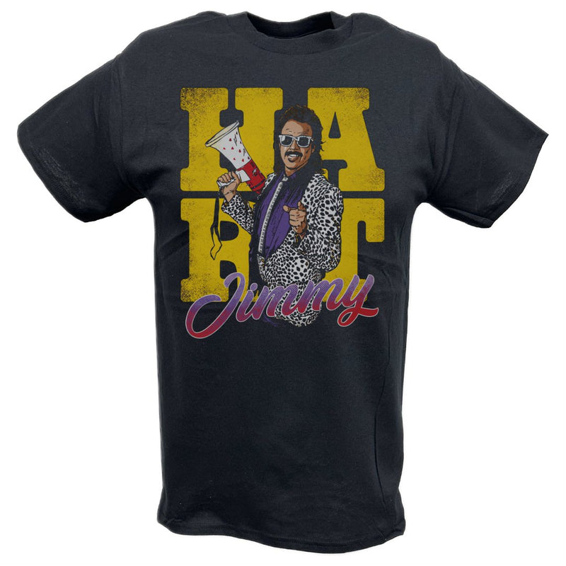 Load image into Gallery viewer, Jimmy Hart Mouth of the South Megaphone Black T-shirt by EWS | Extreme Wrestling Shirts
