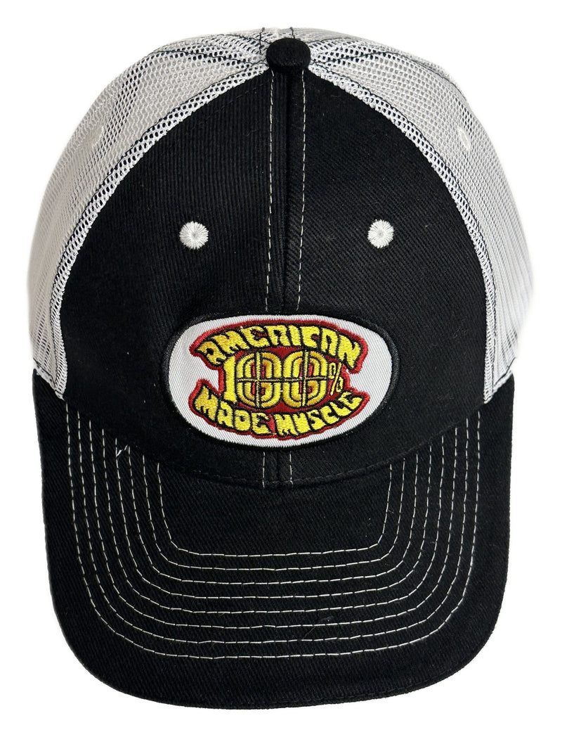 Load image into Gallery viewer, John Cena 100% American Made Muscle Black Baseball Cap Hat by EWS | Extreme Wrestling Shirts
