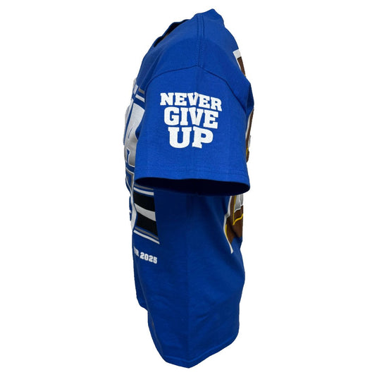 John Cena 2025 Indiana Last Time Is Now Blue Mens Costume T-shirt Hat Wristbands by EWS | Extreme Wrestling Shirts