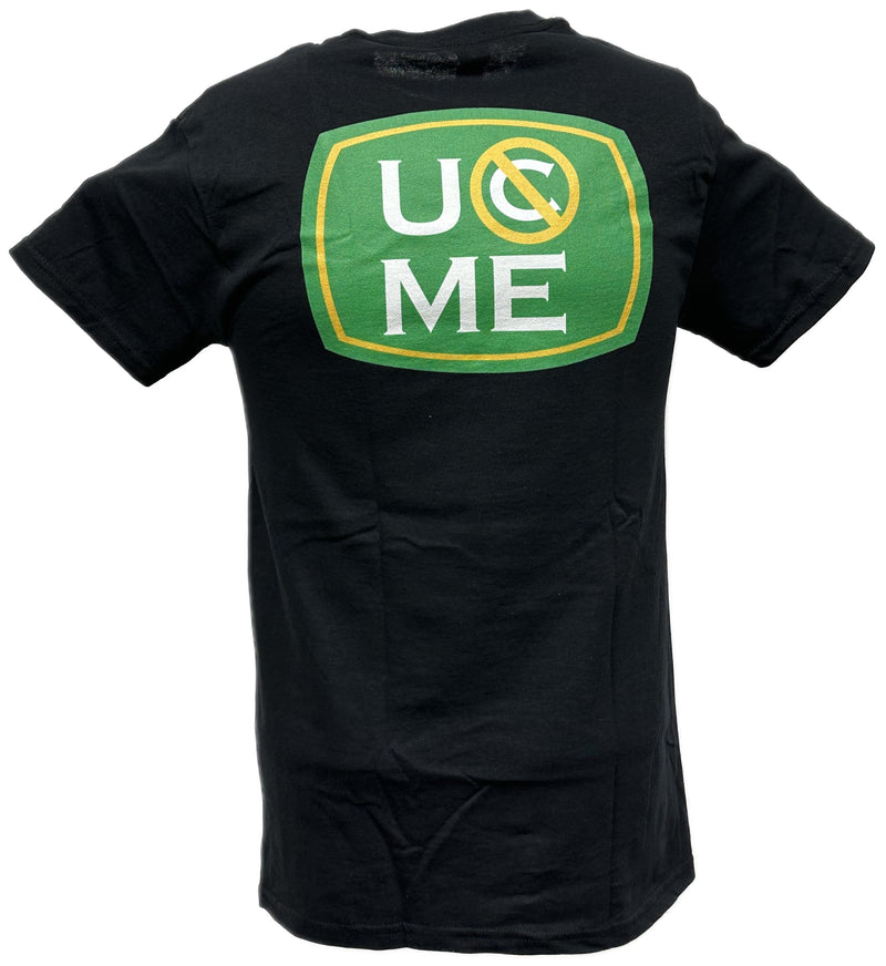 Load image into Gallery viewer, John Cena Attitude Adjustment Mens Green Logo Black T-Shirt Sports Mem, Cards &amp; Fan Shop &gt; Fan Apparel &amp; Souvenirs &gt; Wrestling by EWS | Extreme Wrestling Shirts
