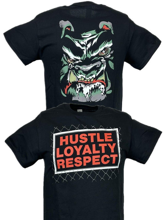 John Cena Big Dog Hustle Loyalty Respect Kids Boys Black T-shirt Sports Mem, Cards & Fan Shop > Fan Apparel & Souvenirs > Wrestling by Hybrid Tees | Extreme Wrestling Shirts