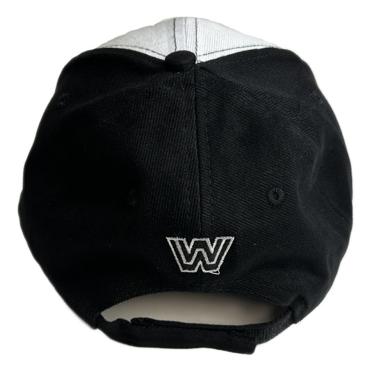 John Cena Black and White Ruck Fules Baseball Cap Hat by EWS | Extreme Wrestling Shirts