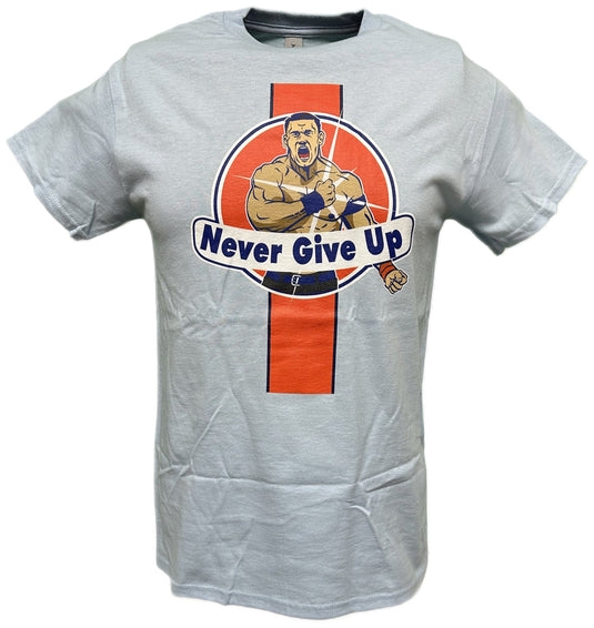 John Cena Blue Orange Never Give Up 20 years Kids Boys T-shirt by EWS | Extreme Wrestling Shirts