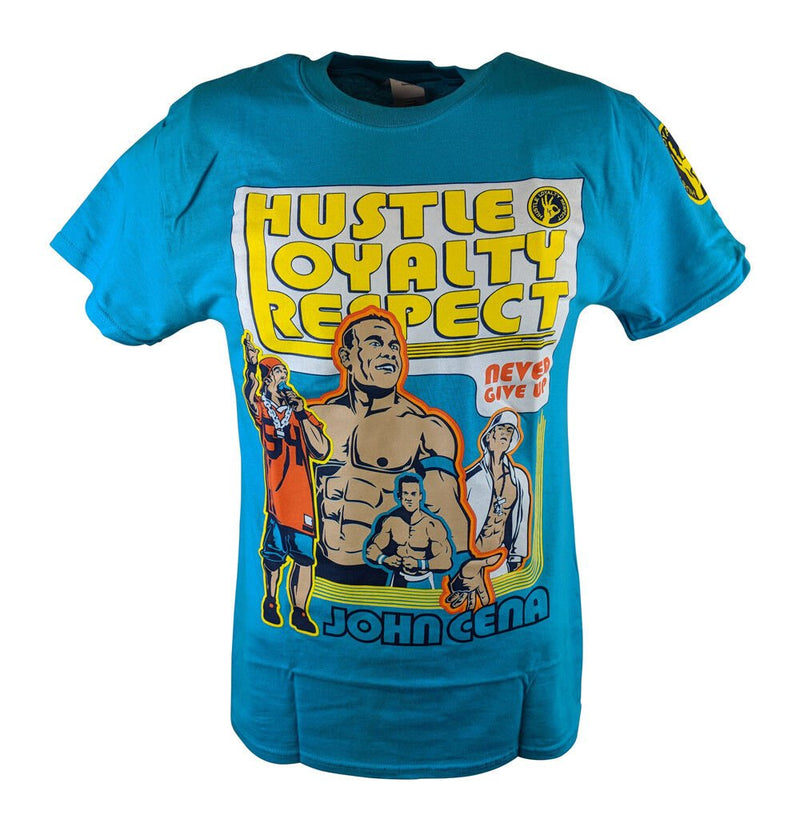 Load image into Gallery viewer, John Cena Blue Throwback Mens T-shirt Sports Mem, Cards &amp; Fan Shop &gt; Fan Apparel &amp; Souvenirs &gt; Wrestling by EWS | Extreme Wrestling Shirts
