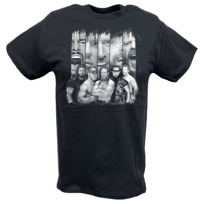 John Cena Bray Wyatt Roman Reigns Sheamus Faces T-shirt Sports Mem, Cards & Fan Shop > Fan Apparel & Souvenirs > Wrestling by EWS | Extreme Wrestling Shirts