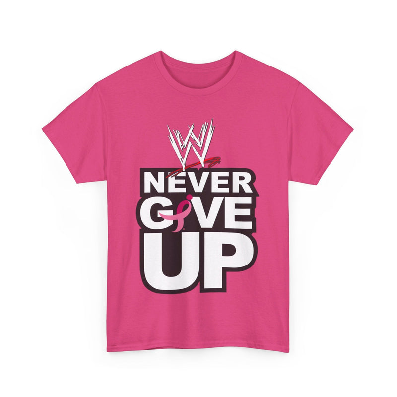 Load image into Gallery viewer, John Cena Cancer Awareness Never Give Up Shirt by EWS | Extreme Wrestling Shirts
