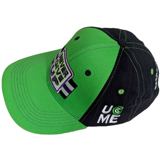 John Cena Cenation Respect Baseball Hat Multi Green Apparel by WWE Authentic Wear | Extreme Wrestling Shirts