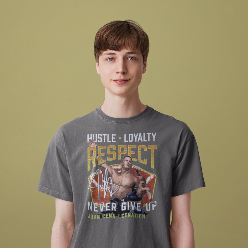 Load image into Gallery viewer, John Cena Cenation Respect Collage T-shirt by EWS | Extreme Wrestling Shirts
