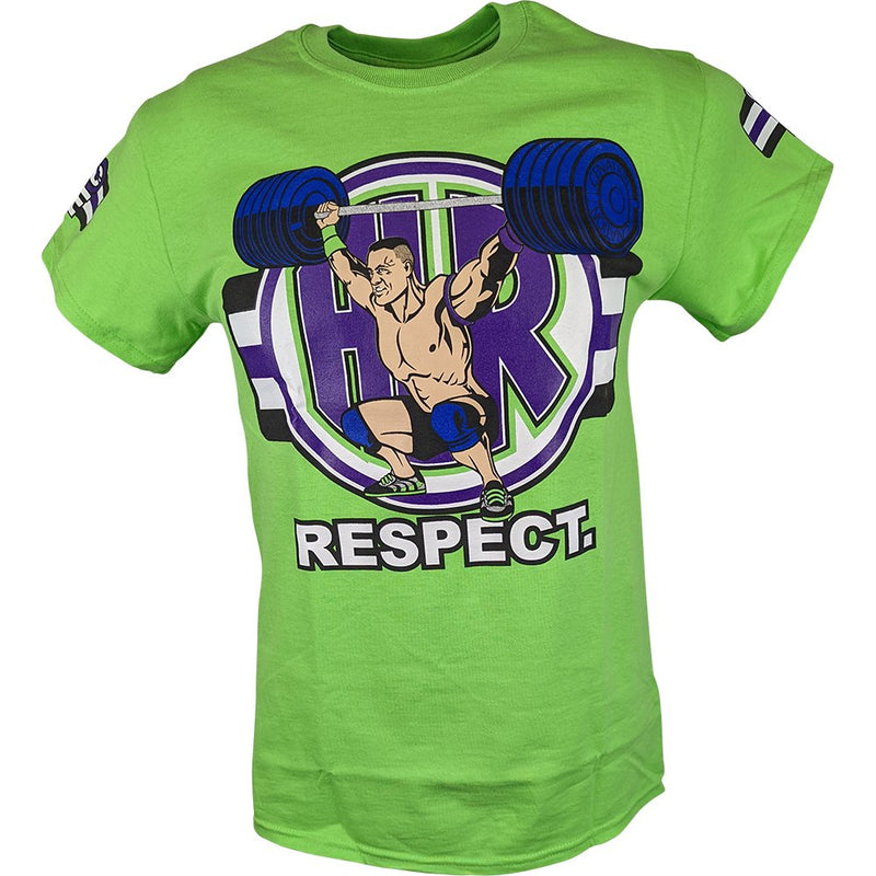 Load image into Gallery viewer, John Cena Cenation Respect Green Mens Costume Hat T-shirt Wristbands Sports Mem, Cards &amp; Fan Shop &gt; Fan Apparel &amp; Souvenirs &gt; Wrestling by Freeze | Extreme Wrestling Shirts
