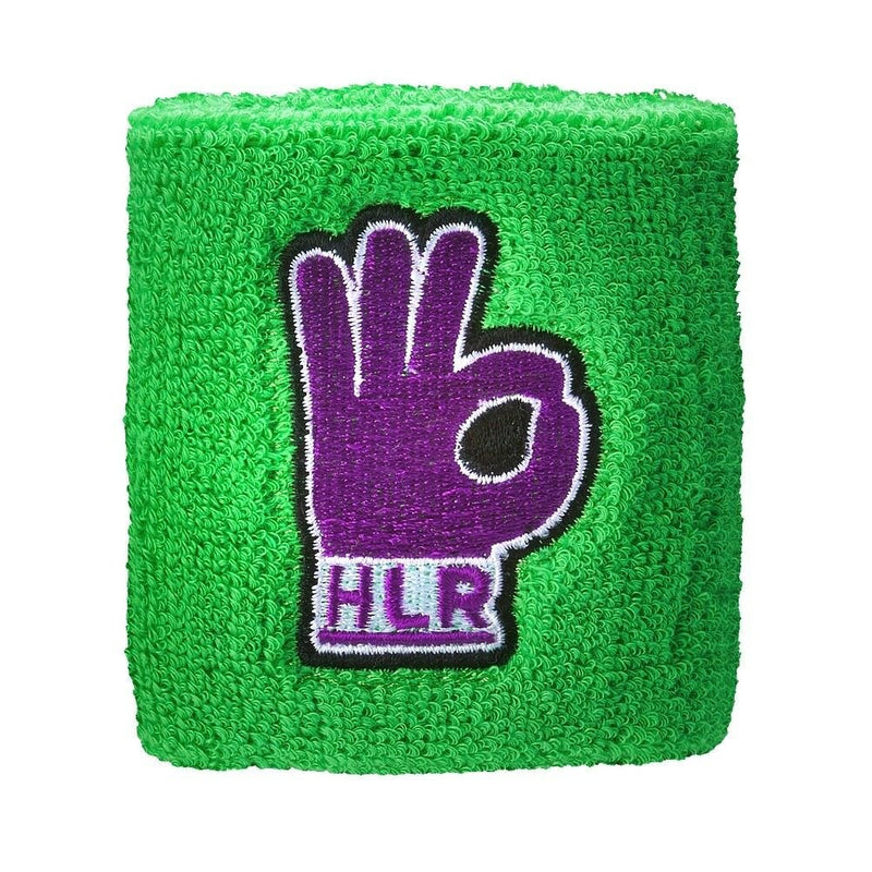 Load image into Gallery viewer, John Cena Cenation Respect Green Purple Headband Wristband Sweatband Set by WWE Authentic Wear | Extreme Wrestling Shirts
