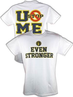 Load image into Gallery viewer, John Cena Even Stronger U Can&#39;t Stop Me T-shirt Sports Mem, Cards &amp; Fan Shop &gt; Fan Apparel &amp; Souvenirs &gt; Wrestling by Hybrid Tees | Extreme Wrestling Shirts
