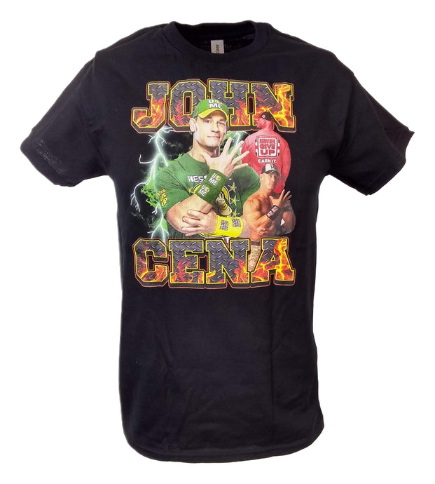 John Cena Five Knuckle Shuffle Mens Black T-shirt by EWS | Extreme Wrestling Shirts