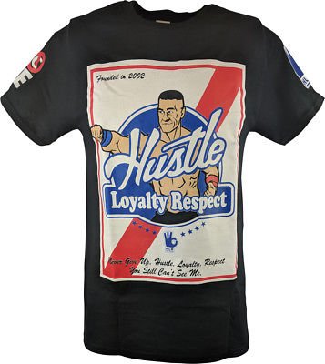 Load image into Gallery viewer, John Cena Founded in 2002 Mens Black T-shirt Sports Mem, Cards &amp; Fan Shop &gt; Fan Apparel &amp; Souvenirs &gt; Wrestling by EWS | Extreme Wrestling Shirts
