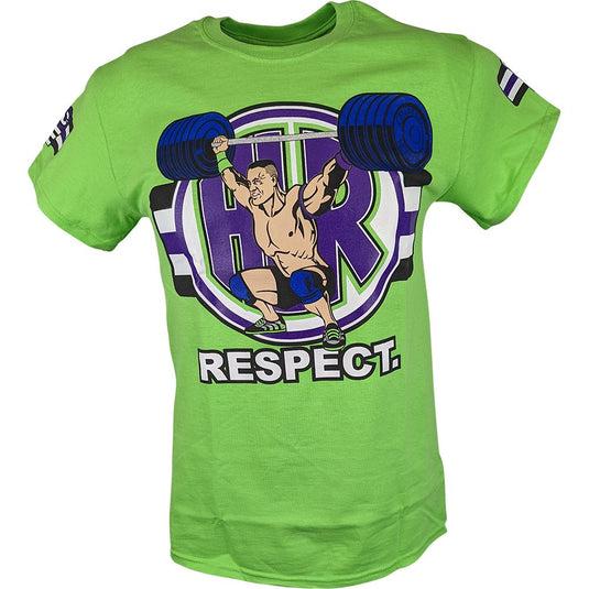John Cena Men's Neon Green Costume Set - Hat, T-shirt, And Wristbands - EWS