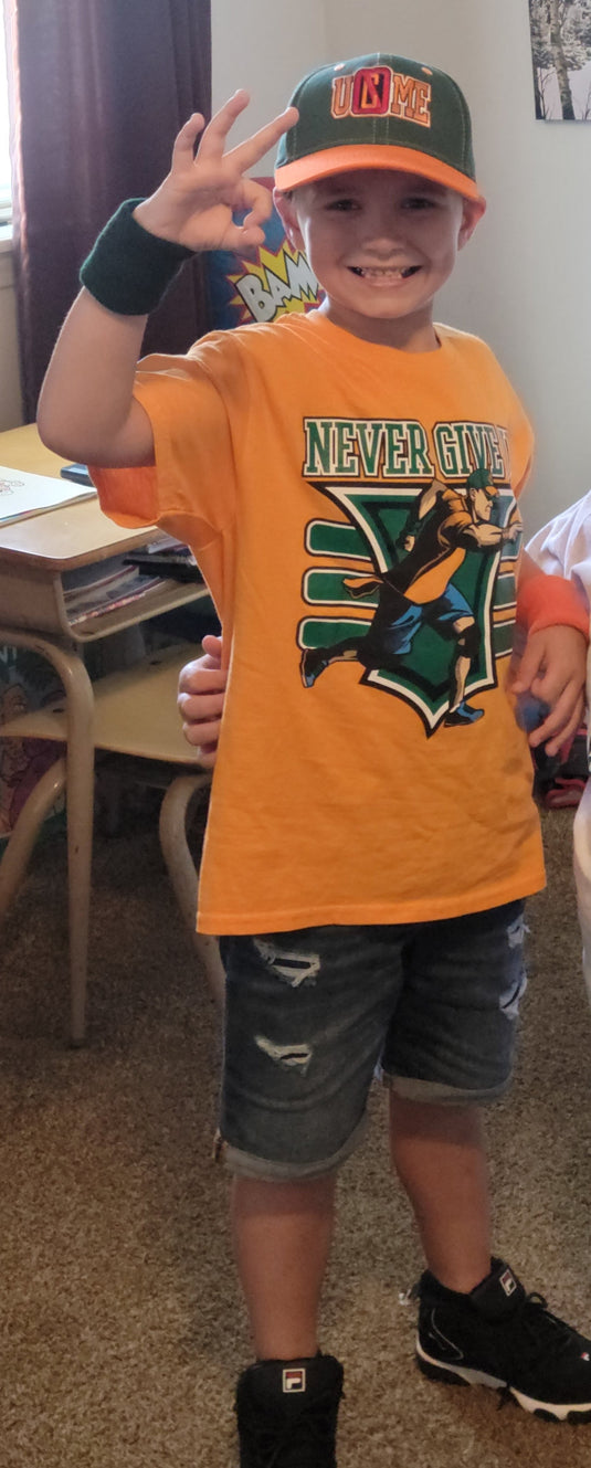 John Cena Kids 15x Orange Costume Hat T-shirt Wristbands Boys Sports Mem, Cards & Fan Shop > Fan Apparel & Souvenirs > Wrestling by EWS | Extreme Wrestling Shirts