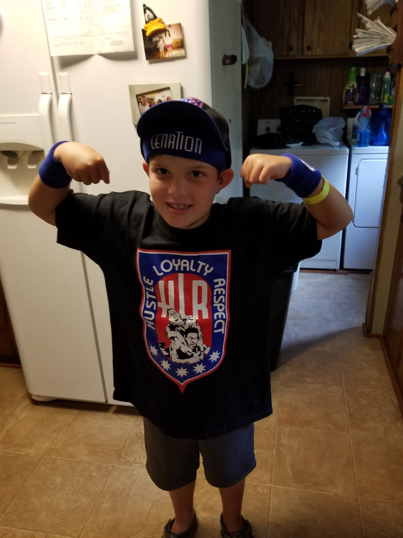 Load image into Gallery viewer, John Cena Kids HLR Boys Costume T-shirt Hat Wristbands Sports Mem, Cards &amp; Fan Shop &gt; Fan Apparel &amp; Souvenirs &gt; Wrestling by EWS | Extreme Wrestling Shirts
