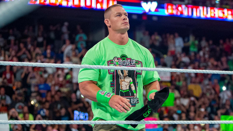 Load image into Gallery viewer, John Cena Kids Lime Green Neon Green Never Give Up Boys T-shirt Sports Mem, Cards &amp; Fan Shop &gt; Fan Apparel &amp; Souvenirs &gt; Wrestling by Hybrid Tees | Extreme Wrestling Shirts
