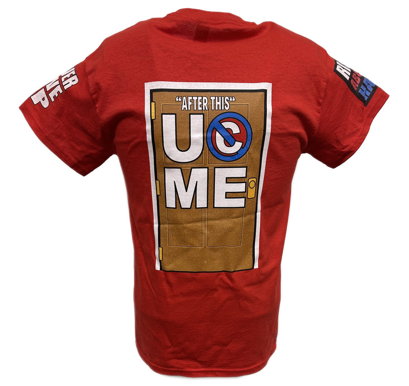 Load image into Gallery viewer, John Cena Last Time Is Now Farewell Tour Red T-shirt by EWS | Extreme Wrestling Shirts
