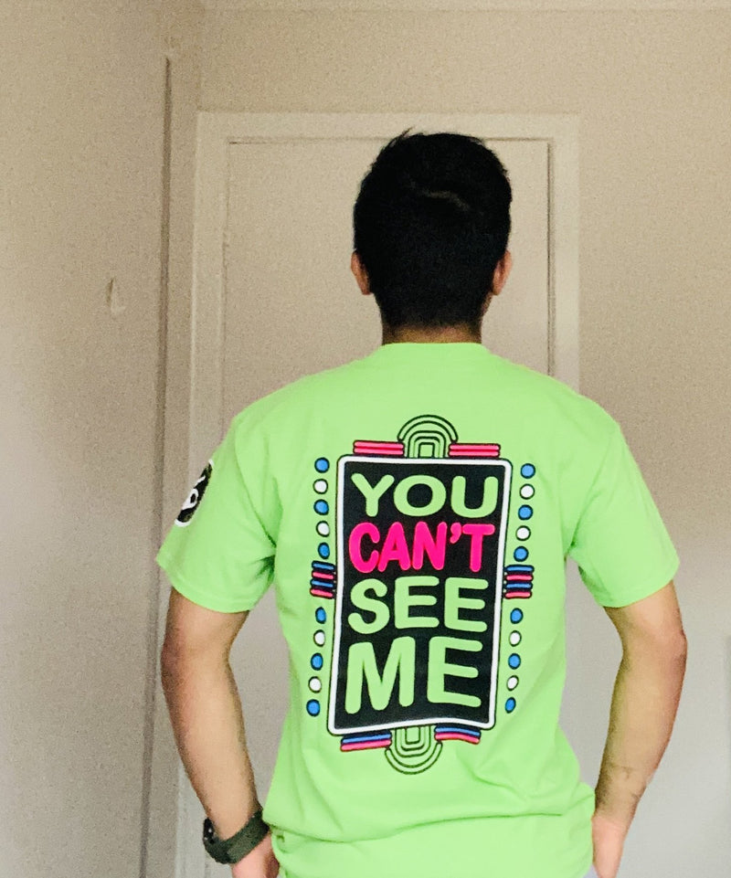 Load image into Gallery viewer, John Cena Lime Green Neon Green Never Give Up Mens T-Shirt Sports Mem, Cards &amp; Fan Shop &gt; Fan Apparel &amp; Souvenirs &gt; Wrestling by EWS | Extreme Wrestling Shirts
