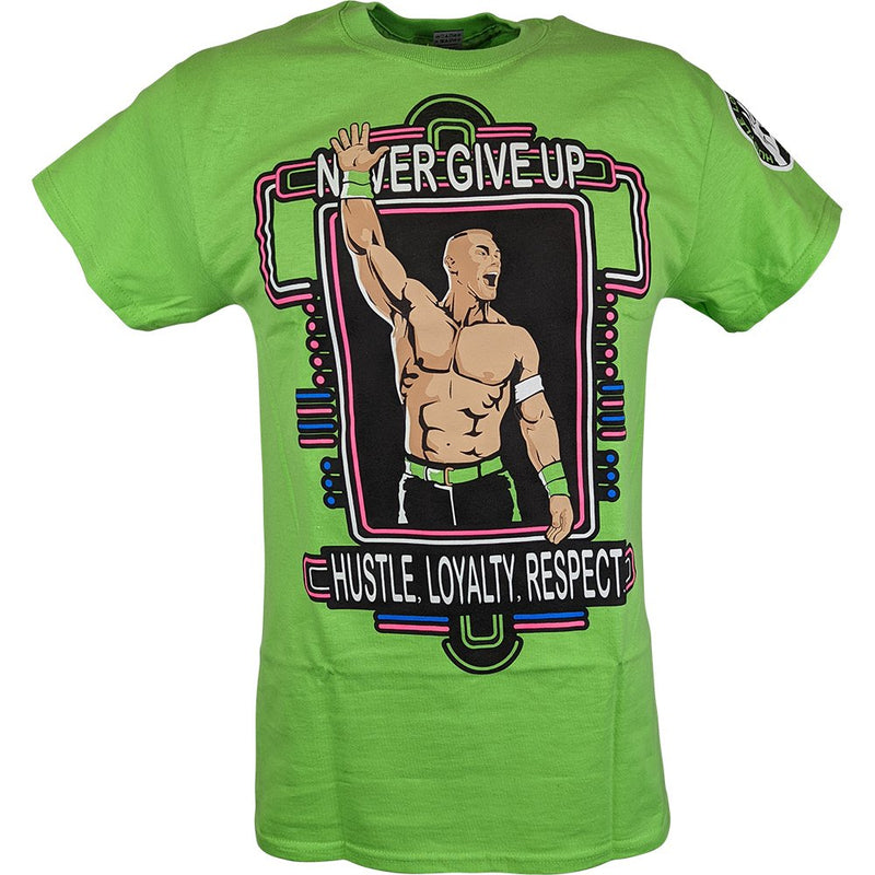 Load image into Gallery viewer, John Cena Mens Lime Green Neon Costume Hat T-shirt Wristbands Sports Mem, Cards &amp; Fan Shop &gt; Fan Apparel &amp; Souvenirs &gt; Wrestling by WWE | Extreme Wrestling Shirts
