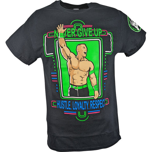 John Cena Mens Neon Green Costume Hat T-shirt Wristbands by EWS | Extreme Wrestling Shirts