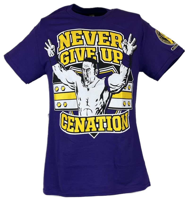 Load image into Gallery viewer, John Cena Mens Purple Costume Hat T-shirt Wristbands Sports Mem, Cards &amp; Fan Shop &gt; Fan Apparel &amp; Souvenirs &gt; Wrestling by EWS | Extreme Wrestling Shirts
