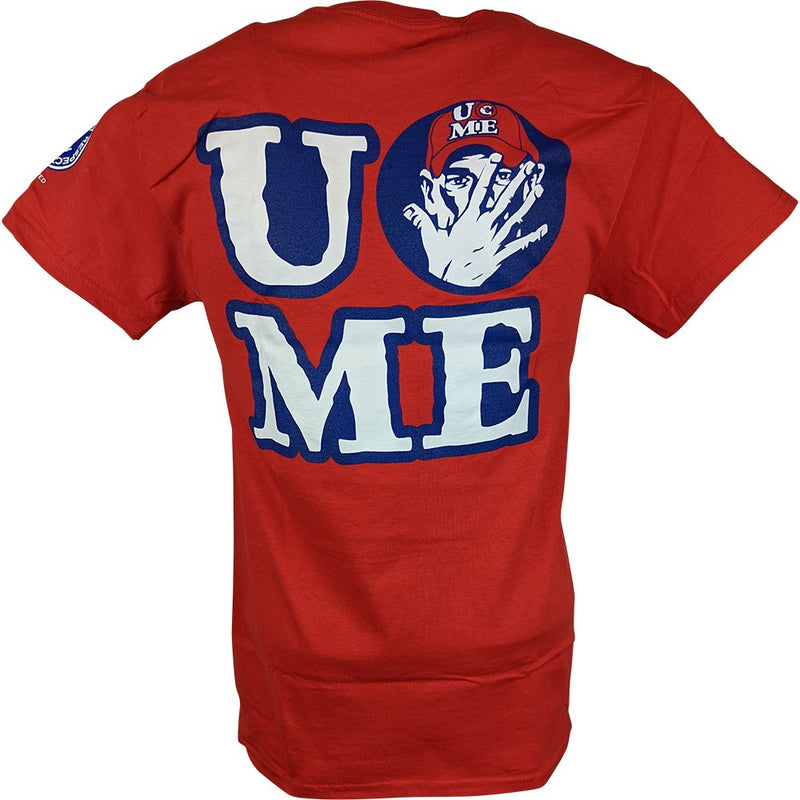 Load image into Gallery viewer, John Cena Mens Red Costume Hat T-shirt Wristbands Sports Mem, Cards &amp; Fan Shop &gt; Fan Apparel &amp; Souvenirs &gt; Wrestling by Extreme Wrestling Shirts | Extreme Wrestling Shirts
