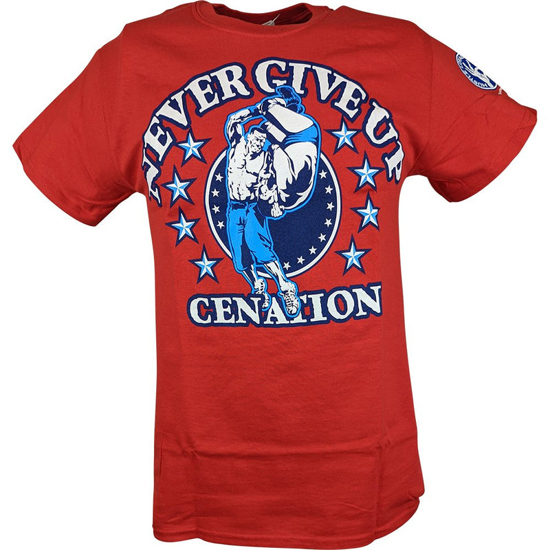 Load image into Gallery viewer, John Cena Mens Red Costume Hat T-shirt Wristbands Sports Mem, Cards &amp; Fan Shop &gt; Fan Apparel &amp; Souvenirs &gt; Wrestling by Extreme Wrestling Shirts | Extreme Wrestling Shirts
