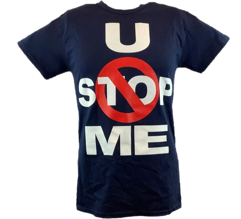 Load image into Gallery viewer, John Cena Navy Blue U Can&#39;t Stop Me Kids Boys Costume T-shirt Hat Wristbands Sports Mem, Cards &amp; Fan Shop &gt; Fan Apparel &amp; Souvenirs &gt; Wrestling by Gildan | Extreme Wrestling Shirts
