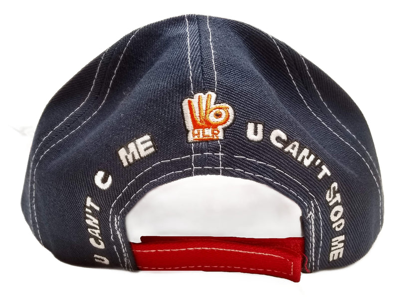 Load image into Gallery viewer, John Cena Navy Blue U Can&#39;t Stop Me Mens Costume T-shirt Hat Wristbands Sports Mem, Cards &amp; Fan Shop &gt; Fan Apparel &amp; Souvenirs &gt; Wrestling by Hybrid Tees | Extreme Wrestling Shirts
