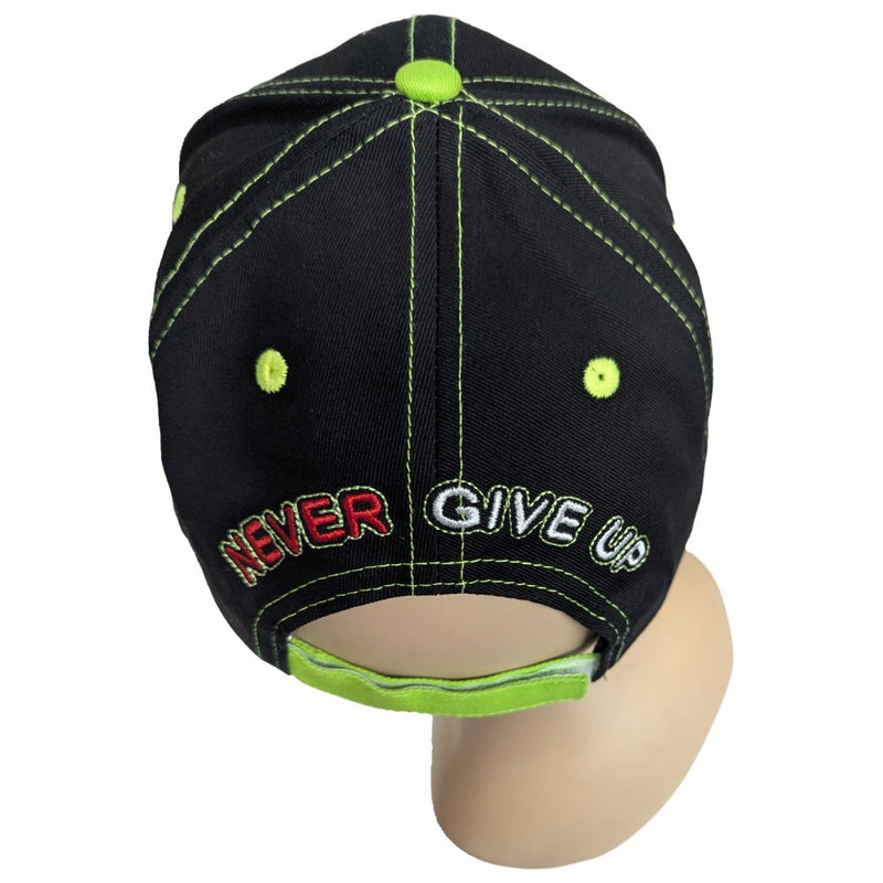 Load image into Gallery viewer, JOHN CENA Neon Green Never Give Up Baseball Cap Hat Sports Mem, Cards &amp; Fan Shop > Fan Apparel &amp; Souvenirs > Wrestling by EWS | Extreme Wrestling Shirts
