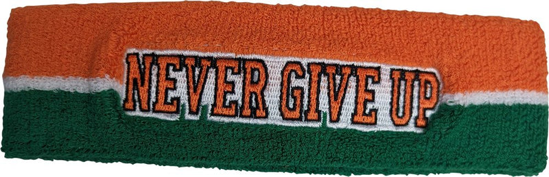 Load image into Gallery viewer, John Cena Never Give Up Green Orange 15x Headband Wristband Set Sports Mem, Cards &amp; Fan Shop &gt; Fan Apparel &amp; Souvenirs &gt; Wrestling by pompamhome | Extreme Wrestling Shirts
