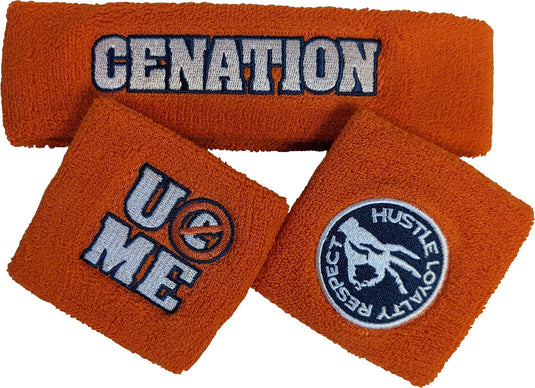 JOHN CENA Orange Cenation U Can't See Me Headband Wristbands Set Sports Mem, Cards & Fan Shop > Fan Apparel & Souvenirs > Wrestling by EWS | Extreme Wrestling Shirts