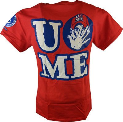 Load image into Gallery viewer, John Cena Red Persevere Never Give Up Mens T-shirt Sports Mem, Cards &amp; Fan Shop &gt; Fan Apparel &amp; Souvenirs &gt; Wrestling by Hybrid Tees | Extreme Wrestling Shirts
