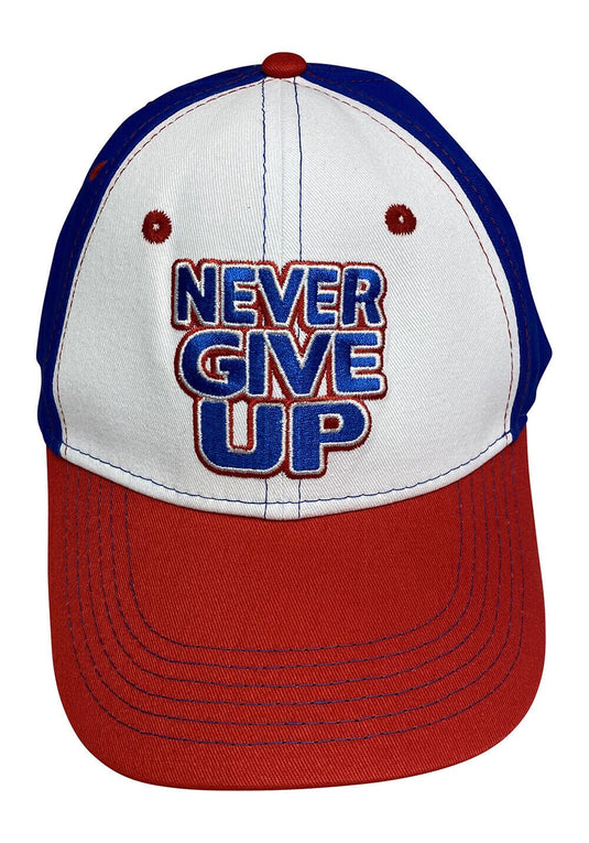 JOHN CENA Red White Blue Never Give Up Baseball Cap Hat Sports Mem, Cards & Fan Shop > Fan Apparel & Souvenirs > Wrestling by WWE | Extreme Wrestling Shirts