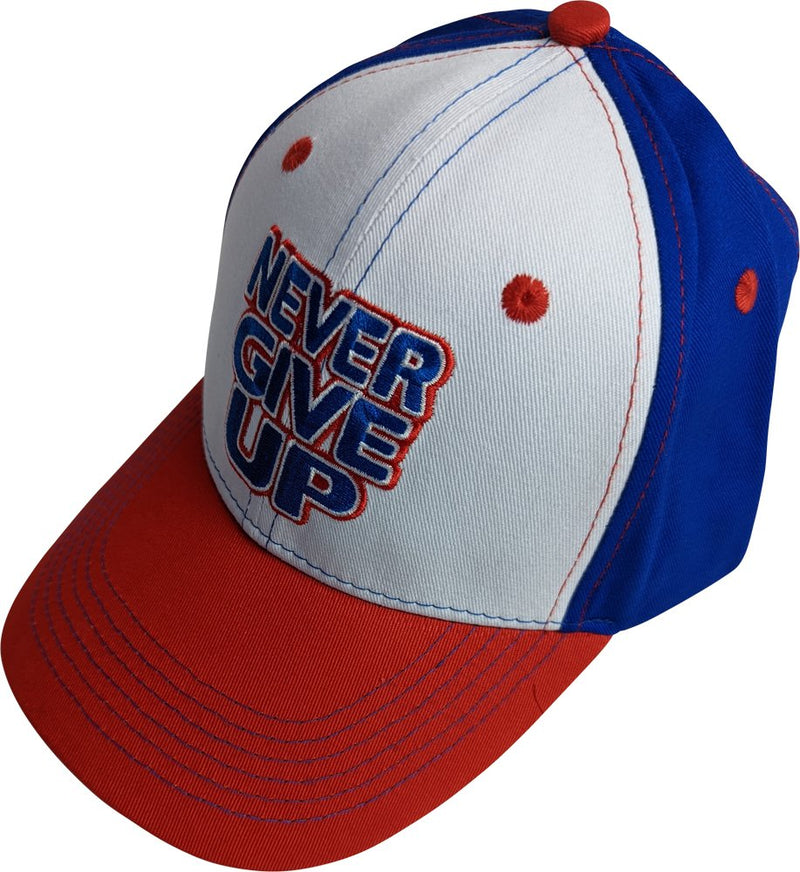 Load image into Gallery viewer, JOHN CENA Red White Blue Never Give Up Baseball Cap Hat Sports Mem, Cards &amp; Fan Shop &gt; Fan Apparel &amp; Souvenirs &gt; Wrestling by WWE | Extreme Wrestling Shirts
