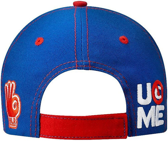 John Cena Red White Blue Never Give Up Baseball Hat Headband Wristband Set Apparel by Atgshop | Extreme Wrestling Shirts