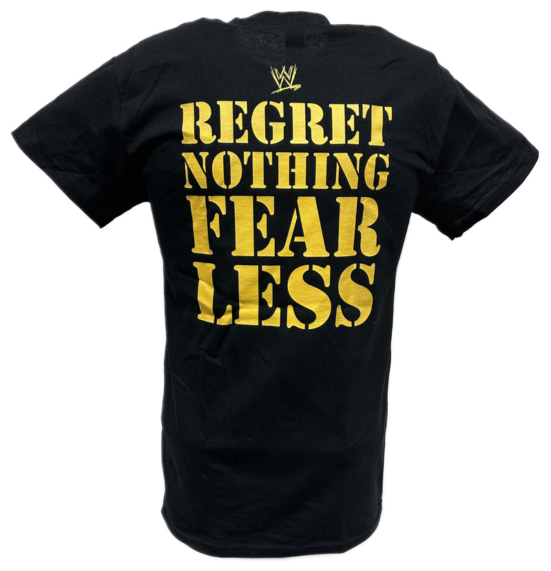 Load image into Gallery viewer, John Cena Regret Nothing Fear Less Chaingang Black T-shirt by EWS | Extreme Wrestling Shirts
