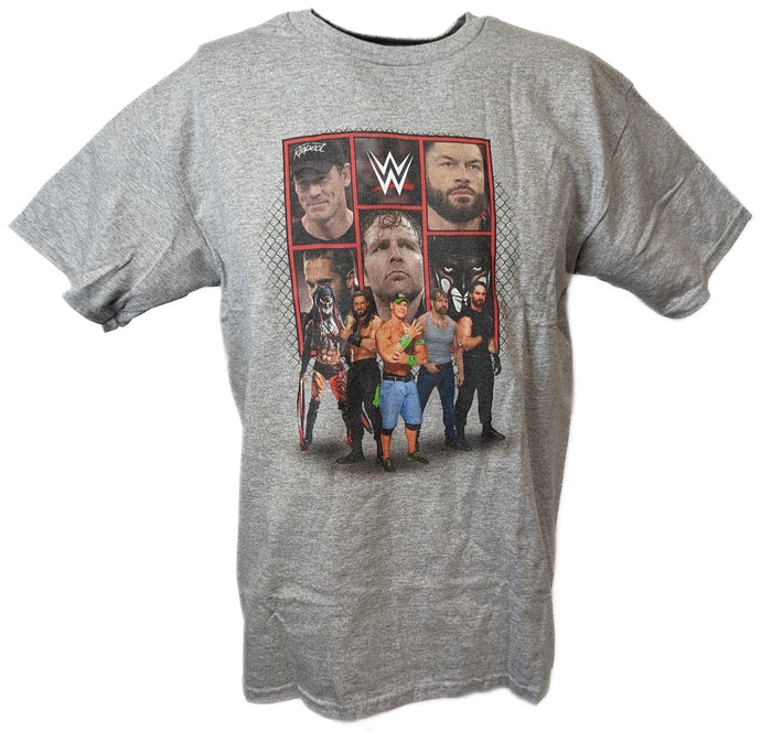 John Cena Roman Reigns Dean Ambrose WWE Standing Boys Juvy T-shirt Sports Mem, Cards & Fan Shop > Fan Apparel & Souvenirs > Wrestling by Freeze | Extreme Wrestling Shirts