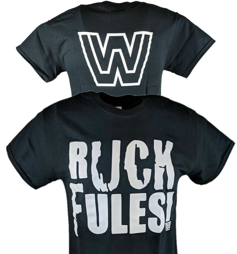 Load image into Gallery viewer, John Cena Ruck Fules WWF Old School Mens Black T-shirt Sports Mem, Cards &amp; Fan Shop &gt; Fan Apparel &amp; Souvenirs &gt; Wrestling by EWS | Extreme Wrestling Shirts
