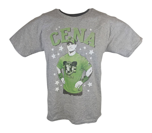 John Cena Stars Boys Kids Grey T-shirt Boys (4) Sports Mem, Cards & Fan Shop > Fan Apparel & Souvenirs > Wrestling by EWS | Extreme Wrestling Shirts