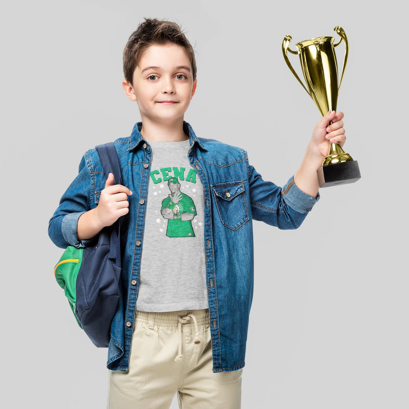 Load image into Gallery viewer, John Cena Stars Boys Kids Grey T-shirt Sports Mem, Cards &amp; Fan Shop > Fan Apparel &amp; Souvenirs > Wrestling by EWS | Extreme Wrestling Shirts
