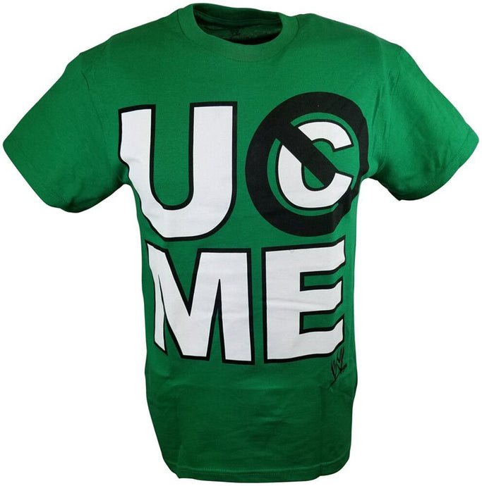 John Cena U Can't See Me Green WWE Mens T-shirt Sports Mem, Cards & Fan Shop > Fan Apparel & Souvenirs > Wrestling by EWS | Extreme Wrestling Shirts