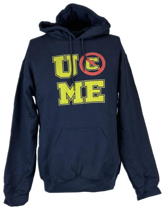 John Cena U Can't See Me Mens Blue Hoody Sweatshirt by EWS | Extreme Wrestling Shirts
