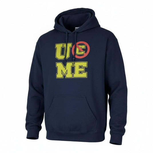 John Cena U Can't See Me Mens Blue Hoody Sweatshirt by EWS | Extreme Wrestling Shirts