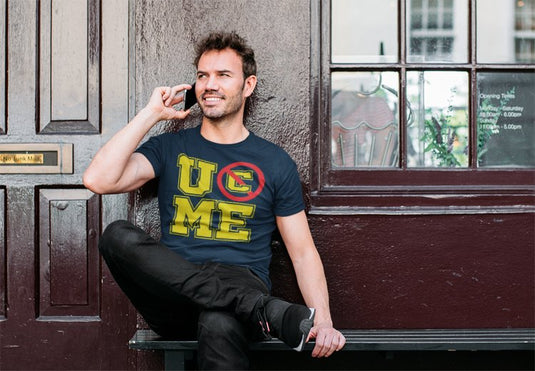 John Cena U Can't See Me Mens Navy Blue T-shirt Sports Mem, Cards & Fan Shop > Fan Apparel & Souvenirs > Wrestling by EWS | Extreme Wrestling Shirts