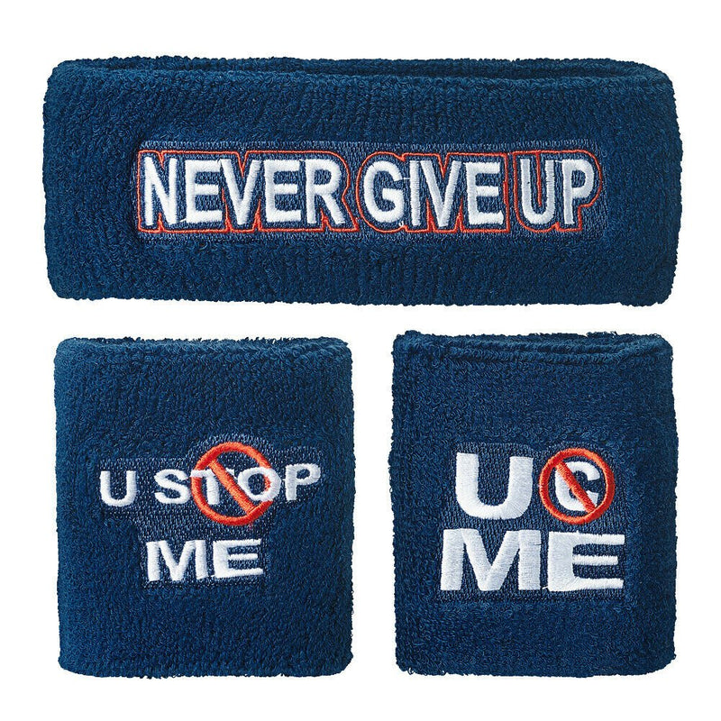 Load image into Gallery viewer, John Cena U Can&#39;t Stop Me Never Give Up Baseball Hat Headband Wristband Set Sports Mem, Cards &amp; Fan Shop &gt; Fan Apparel &amp; Souvenirs &gt; Wrestling by John Cena | Extreme Wrestling Shirts
