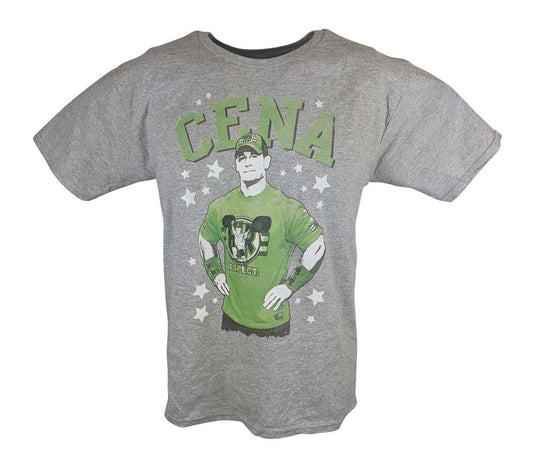 John Cena WWE Stars Boys Kids Grey T-shirt Sports Mem, Cards & Fan Shop > Fan Apparel & Souvenirs > Wrestling by Freeze | Extreme Wrestling Shirts