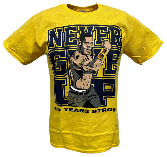 John Cena Yellow Ten Years Strong Kids T-shirt Boys Sports Mem, Cards & Fan Shop > Fan Apparel & Souvenirs > Wrestling by EWS | Extreme Wrestling Shirts